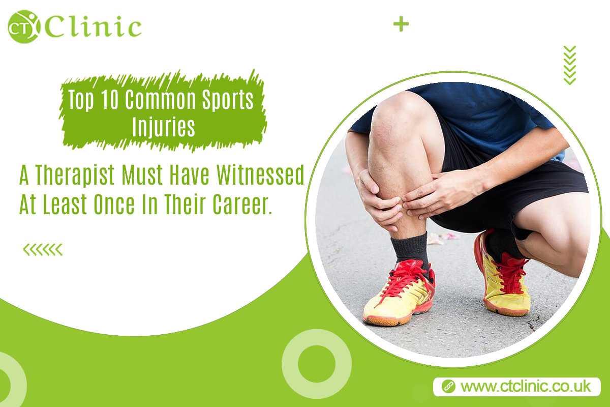 Top 10 Common Sports Injuries A Therapist Must Have Witnessed At Least Once  In Their Career. - CT Clinic